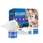 Load image into Gallery viewer, Dog calming pheromone diffuser refill with plug-in spray for reducing anxiety and stress in dogs, 48ml bottle with 30-day relief