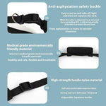 Load image into Gallery viewer, Black adjustable pet collar with anti-asphyxiation buckle made from medical grade, breathable nylon material for cats and dogs