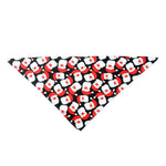 Load image into Gallery viewer, Triangle pet bandana with festive Santa Claus pattern, designed for dogs and cats for Christmas celebrations.