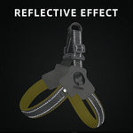 Load image into Gallery viewer, No-pull reflective pet harness with visible reflective strips for safe walking and training in low light conditions