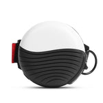 Load image into Gallery viewer, Compact wrist-type retractable pet leash with a sleek black and white design for hands-free dog and cat walking