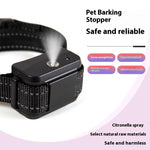 Load image into Gallery viewer, Black smart anti-bark spray dog collar emitting citronella mist for safe and reliable barking control