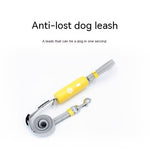 Load image into Gallery viewer, Anti-lost Stretch Dog Leash in yellow, designed for small and medium breeds, with quick-tie functionality for secure and easy use.