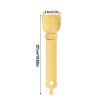 Load image into Gallery viewer, Reusable cat strip feeder spoon with squeeze dispenser for lickable wet food, measuring 27cm by 6.5cm in beige color