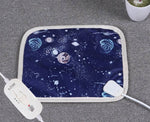 Load image into Gallery viewer, Electric heating blanket for pets with space design, featuring safe temperature control for kittens, puppies, and dogs.