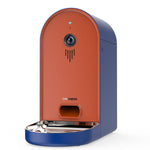 Load image into Gallery viewer, Automatic WiFi smart pet feeder with camera, remote monitoring, and scheduled timed meals in modern orange and blue design