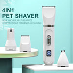 Load image into Gallery viewer, 4-in-1 multifunctional electric hair clipper with LCD display and USB rechargeable grooming kit for men and pets