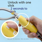 Load image into Gallery viewer, One-click unlock feature of Stretch Dog Leash for Small Medium Breeds, enabling quick and secure locking in just two seconds.