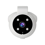 Load image into Gallery viewer, White pet recorder collar camera with GPS tracker designed for cats and dogs with motion detection and wide-angle lens