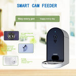 Load image into Gallery viewer, Automatic smart pet feeder with WiFi, night vision camera, and timed meals for remote monitoring and feeding control