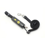 Load image into Gallery viewer, Duplicate view of black Stretch Dog Leash for Small Medium Breeds, showcasing compact design and secure clip for pet safety.