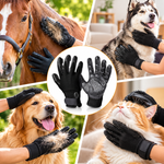 Load image into Gallery viewer, Pet Grooming Glove for Dogs, Cats – Massage, Shedding & Hair Removal Glove, Bath & Grooming Brush, Lightweight & Flexible