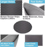 Load image into Gallery viewer, Hexagonal mesh material with text highlighting features like larger holes, softer materials, and ease of use.
