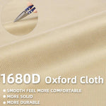 Load image into Gallery viewer, Close-up of 1680D Oxford cloth used in the reflective army dog harness, showing its durable and smooth texture.