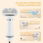 Load image into Gallery viewer, Pet Air Dryer with Hot Spray – One-Click Hair Removal Blower for Dogs & Cats | Fast Drying, Quiet, Portable Grooming Tool for Home & Pet Salons