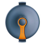 Load image into Gallery viewer, Close-up of waterproof GPS Pet Tracker with orange button, designed for pets with durable, compact build and anti-lost tracking features.