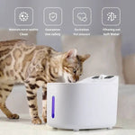 Load image into Gallery viewer, Rechargeable Smart Cat Water Fountain & Dispenser in use by a cat, promoting clean, safe, and filtered hydration with pet-friendly design.