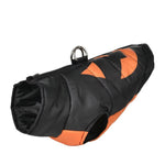 Load image into Gallery viewer, Waterproof and windproof Halloween dog jacket with warm pumpkin print, designed for small and medium dogs and cats.