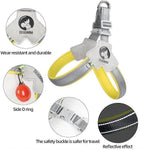 Load image into Gallery viewer, Adjustable no-pull reflective pet harness and leash set with durable buckle and side D-ring for safe walking and training