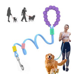 Load image into Gallery viewer, Heavy-duty anti-slip pet leash with soft foam handle designed for secure dog walking and running activities.