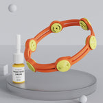 Load image into Gallery viewer, Orange and yellow waterproof POT N PET™ flea and mosquito repellent collar with essential oil drops for dogs and cats.