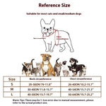 Load image into Gallery viewer, Size guide for cat snail headdress costume showing neck and chest measurements for small to large pets.
