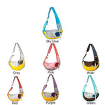 Load image into Gallery viewer, Six colorful breathable mesh pet backpacks for small dogs and cats, perfect for carrying pets up to 15kg.