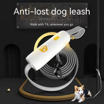 Load image into Gallery viewer, Stretch Dog Leash for Small Medium Breeds with anti-lost feature and shock-absorbing design, ideal for hands-free walking and training.