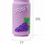 Load image into Gallery viewer, Purple grape-shaped floating latex dog toy resembling a beverage bottle, chew-resistant and boredom buster for dogs