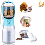 Load image into Gallery viewer, 3-in-1 Portable Dog Water Bottle – Feeder, Waste Bag & Bowl Combo for Travel