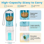 Load image into Gallery viewer, 3-in-1 Portable Dog Water Bottle – Feeder, Waste Bag & Bowl Combo for Travel