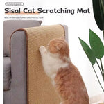 Load image into Gallery viewer, POT N PET™ Sisal Cat Scratch Mat – Anti-Scratch Multi-Size Vertical Wall Mounted Sisal Crumb-Free Pet Toys Indoor Cat Scratching Bed