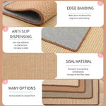 Load image into Gallery viewer, POT N PET™ Sisal Cat Scratch Mat – Anti-Scratch Multi-Size Vertical Wall Mounted Sisal Crumb-Free Pet Toys Indoor Cat Scratching Bed