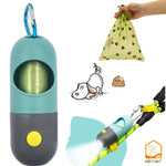 Load image into Gallery viewer, LED Light Pet Waste Bag Dispenser – Poop Bag Holder for Dogs & Cats