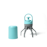 Load image into Gallery viewer, Portable Dog Pooper Scooper – Six-Claw Grabber with Bag Slot with cap removed, displaying extended claws ready for pet waste collection.