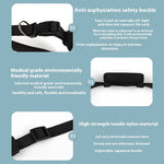 Load image into Gallery viewer, Black adjustable pet collar with anti-asphyxiation buckle made from medical grade, breathable nylon material for cats and dogs
