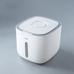 Load image into Gallery viewer, White sealed moistureproof pet grain storage box for keeping dog and cat food fresh and dry
