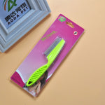 Load image into Gallery viewer, Green anti-flea pet grooming comb in retail packaging, stainless steel fine teeth for effective flea removal in dogs and cats.