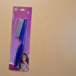 Load image into Gallery viewer, Blue fine tooth flea comb for pets in retail packaging, anti-flea grooming tool for dogs and cats, ideal for home use.