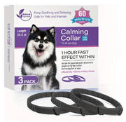 Stress relief pet collar for cats and dogs