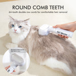 Load image into Gallery viewer, Person using Pet Disposable Foam Magic Lint Brush with 64-tooth round comb teeth on a fluffy cat&#39;s fur
