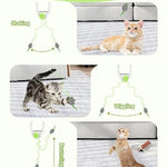 Load image into Gallery viewer, Colorful electric interactive cat toy with shaking, wiggling, and bouncing mouse attachments for indoor cats.
