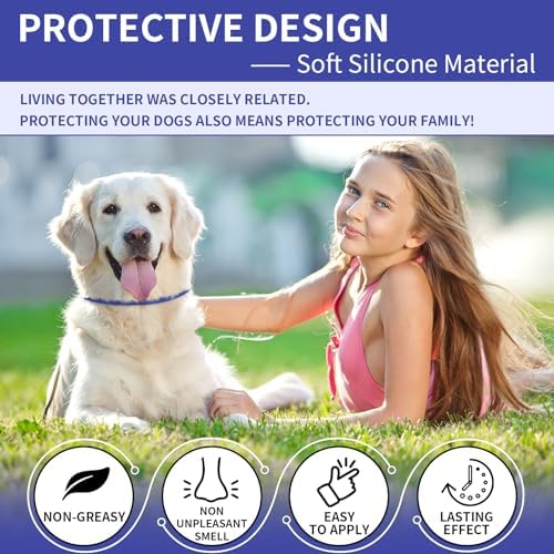2 Pack Flea & Tick Treatment & Prevention Collar for Dogs & Cats | 8 Months Protection | Vet-Recommended | Adjustable One Size, Kills Fleas, Ticks & Repels Mosquitoes