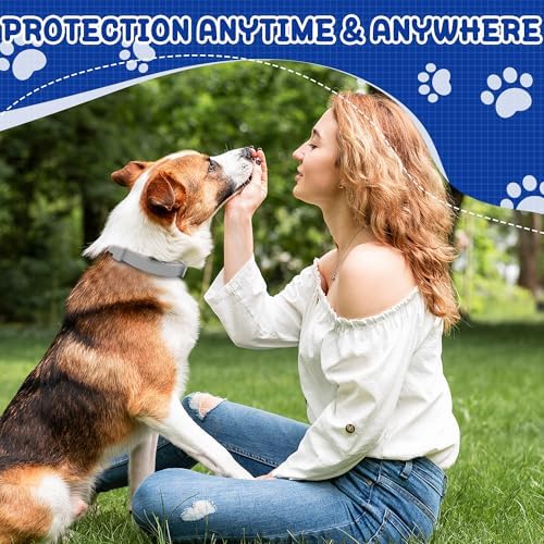 2 Pack Flea & Tick Treatment & Prevention Collar for Dogs & Cats | 8 Months Protection | Vet-Recommended | Adjustable One Size, Kills Fleas, Ticks & Repels Mosquitoes