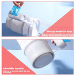 Load image into Gallery viewer, Wide cat litter scoop with refill bags and adjustable self-cleaning storage bin for easy litter disposal and compact storage.
