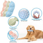 Load image into Gallery viewer, Colorful textured dog chew sticks with rounded corners and soft material for puppy teeth cleaning and massage therapy
