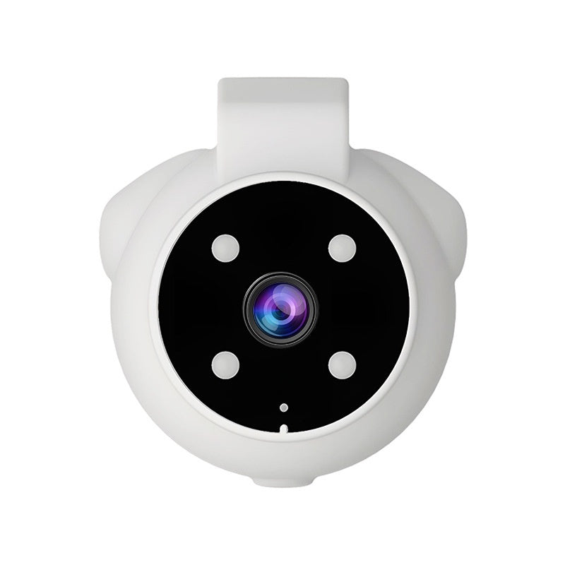 White pet recorder collar camera with GPS tracker designed for cats and dogs with motion detection and wide-angle lens