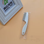 Load image into Gallery viewer, White flea comb for pets in sealed plastic wrap, fine tooth stainless steel grooming tool for cats and dogs.