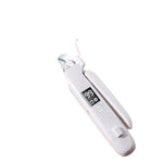 Load image into Gallery viewer, White precision pet nail clipper and trimmer with digital display for dogs and cats grooming.
