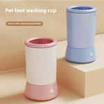 Load image into Gallery viewer, Automatic pet paw cleaner cups in pink and blue for easy and comfortable foot washing of dogs and cats
